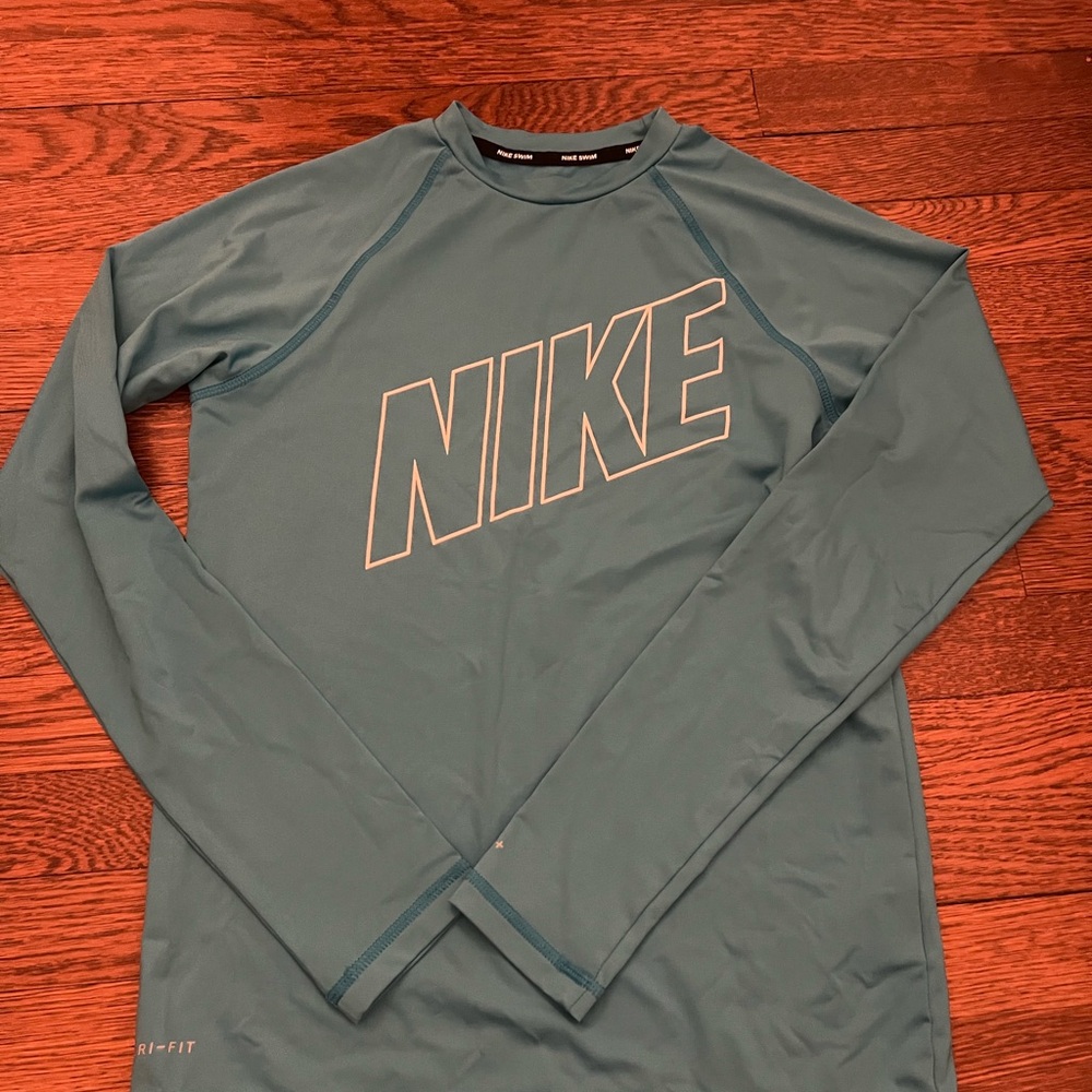 Nike Blue Long Sleeve Dri-FIT Shirt